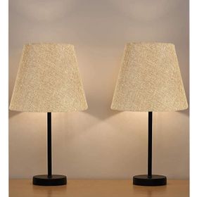 EVLight Black 2'li Metal Masa Lambası Kum Beji Abajur