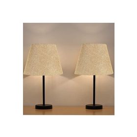 EVLight Black 2'li Metal Masa Lambası Kum Beji Abajur