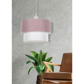 EVLight Deko Pasta Gül Kurusu-Beyaz 25'lik Sarkıt Avize