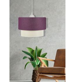 EVLight Deko Pasta Mor-Beyaz 25'lik Sarkıt Avize