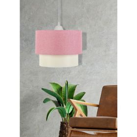EVLight Deko Pasta Pembe-Beyaz 25'lik Sarkıt Avize