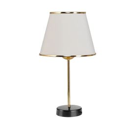 EVLight Krem Yesna Metal Ayaklı Gold Abajur