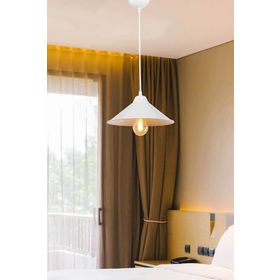 EVLight Mercan Tekli Beyaz Sarkıt Avize