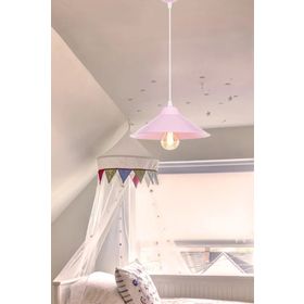 EVLight Mercan Tekli Pembe Sarkıt Avize