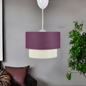 EVLight Pasta Mor Tekli Sarkıt Avize