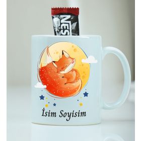 Evmila Modeli 878 Tilki Baskılı Kupa Bardak