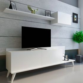 Evmonte Bahar Beyaz Beyaz Tv Ünitesi