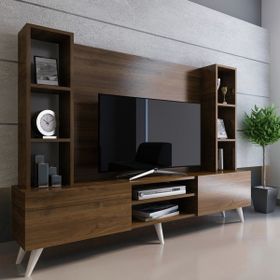 Evmonte Zirve Beyaz Ceviz X251 Tv Ünitesi
