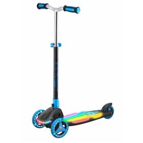 Evo SUN-HTI-EVO / MVI 3 Tekerlekli Katlanabilir Rainbow Blast Işıklı Mavi Yeşil Renk Scooter
