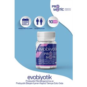 Evobiyotik Probiyotik Prebiyotik 10 Kapsül