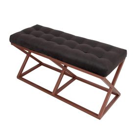 Evodeko Çektirme Siyah Bakır Bench Puf