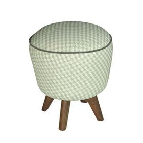 Evodeko Gri Retro Puf