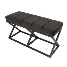 Evodeko Simsiyah Bench Puf