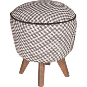 Evodeko Siyah Retro Puf