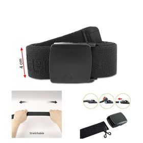 Evolite 4 cm Stretch Outdoor Taktik Siyah Kemer