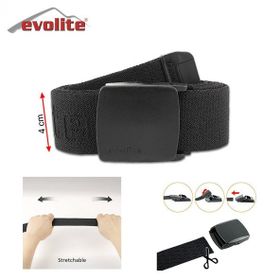 Evolite 4 cm Stretch Outdoor Taktik Siyah Kemer