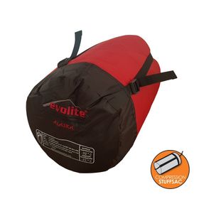 Evolite Alaska Kaz Tüyü -32ºC Kırmızı Uyku Tulumu