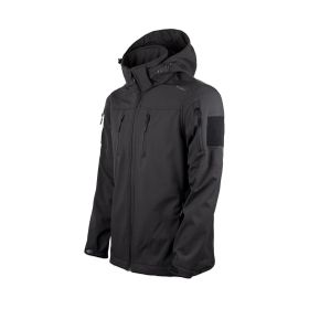 Evolite Alpha Softshell Tactical Taktik Siyah Erkek Mont