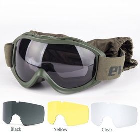 Evolite Ballistik Protector Goggle Khaki Mıl-Prf Gözlük