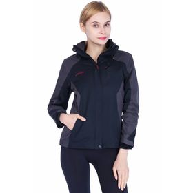 Evolite Diva Gri-Siyah Kadın 3in1 Mont