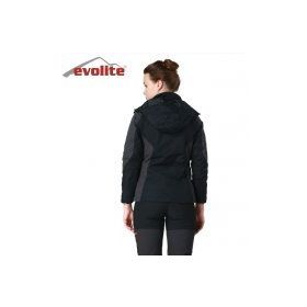 Evolite Diva Gri-Siyah Kadın 3in1 Mont