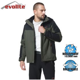 Evolite Diva Haki-Siyah Erkek 3in1 Mont