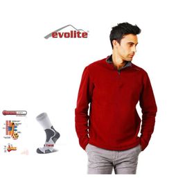 Evolite Fuga Bay Mikro Bordo Erkek Polar Sweater