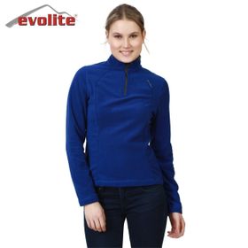 Evolite Fuga Mavi Kadın Mikro Polar Sweater
