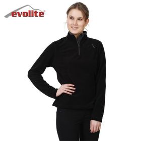 Evolite Fuga Siyah Kadın Mikro Polar Sweater