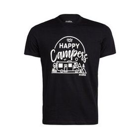 Evolite Happy Campers Siyah Erkek T-Shirt
