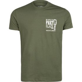Evolite Rock Climbing Haki Erkek T-shirt