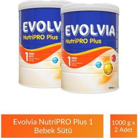 Evolvia Nutripro Plus 1 2x1000 gr Bebek Sütü