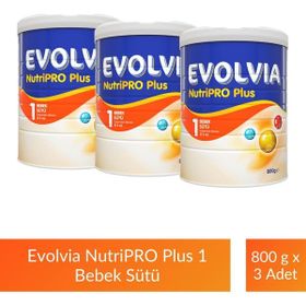 Evolvia Nutripro Plus 1 3x800 gr Devam Sütü