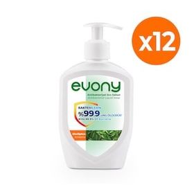 Evony 12x300 ml Okaliptüs Antibakteriyel Sıvı Sabun