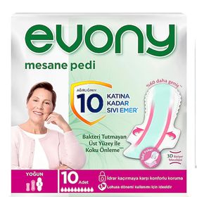 Evony 160 Adet 10'lu Yoğun Mesane Pedi