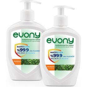 Evony 2x300 ml Okaliptüs Antibakteriyel Sıvı Sabun