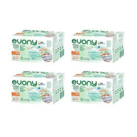 Evony 3 Katlı Yumuşak Elastik Kulaklı 200 Adet Maske