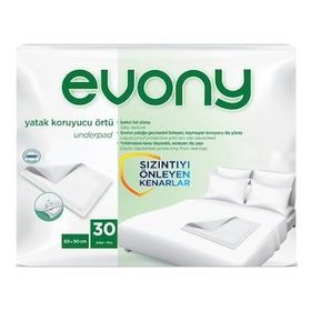 Evony 30 Adet 60x90 cm Hasta Yatak Koruyucu Örtü