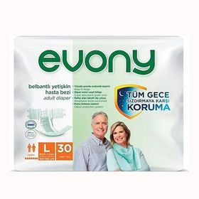 Evony 30'lu Large 3 Adet Belbantlı Hasta Bezi