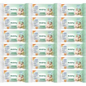 Evony 48 Yaprak XL Banyo Ferahlığı 18'li Yetişkin Vücut Perine Temizleme Havlusu