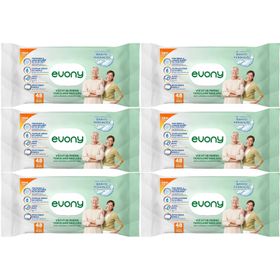Evony 48 Yaprak XL Banyo Ferahlığı 6'lı Yetişkin Vücut Perine Temizleme Havlusu