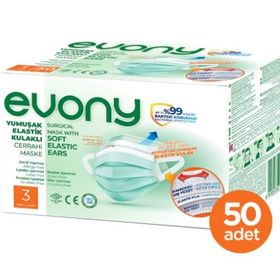 Evony 50 Adet 3 Katlı Cerrahi Maske