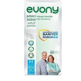 Evony 5x30 Adet Orta Boy Yetişkin Emici Külot Hasta Bezi