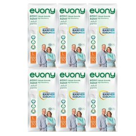 Evony 6x30 Adet Büyük Boy Yetişkin Emici Külot Hasta Bezi