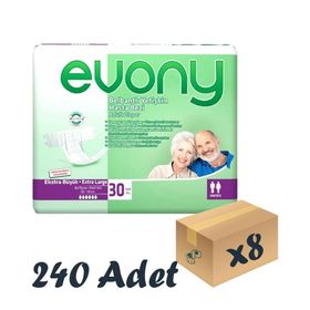 Evony 8x30 Adet Orta Boy Yetişkin Bel Bantlı Hasta Bezi