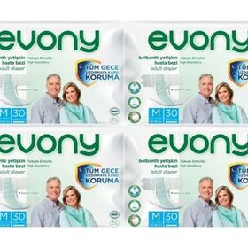 Evony Bel Bantlı Orta M 120 Adet Hasta Bezi