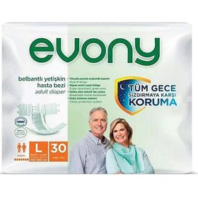 Evony Belbantlı 30 Adet Yetişkin Hasta Bezi