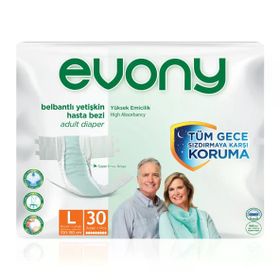 Evony Belbantlı L 30 Adet Hasta Bezi