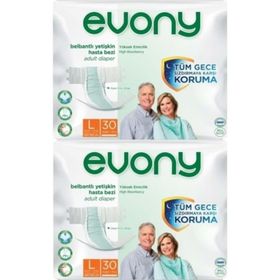Evony Belbantlı Large 2x30 Adet Hasta Bezi