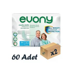 Evony Belbantlı M 2x30 Adet Hasta Bezi